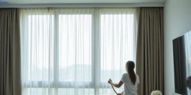 Delicate fabric curtain stain removal silk velvet sheer mount-coolum treatment