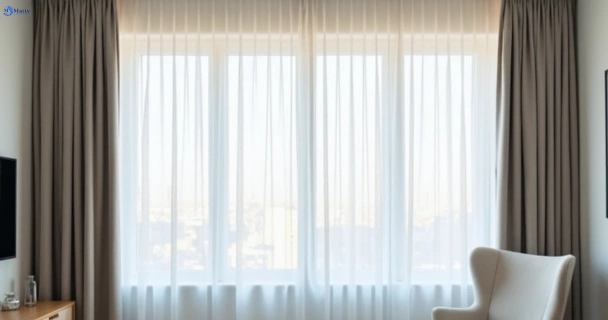 Restored vibrant drapes in mount-coolum QLD after Matty Curtain Cleaning